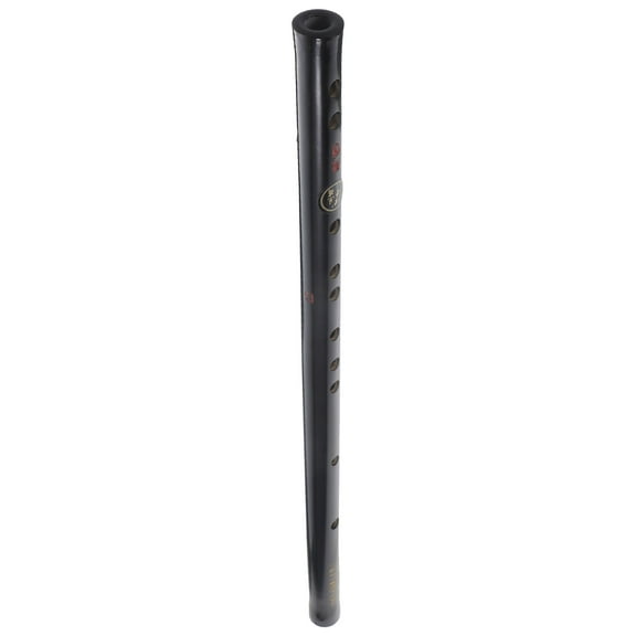 FUEENIRVA Portable Black Flute for Cultural Events and Performance 1Set 2.3X47.7Cm