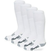Wranglers Men's Wellington Cushion Seamless Mid Calf Boot Socks 4 Pair Pack