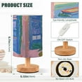 thumbnail image 2 of Yayeee Table Lamp for Bedroom Nightstand LED Portable Bedside Warm Light, Purple Window, 2 of 7