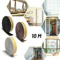 thumbnail image 4 of 10M Foam Draught E Shapes Excluder Weather Seal Strip Door Window Adhesive Foam Seal Strip For Seal The Gap 2.0 - 3.5Mm, 4 of 4