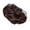 Dark brown, variant on Creative Synthetic Hair Bun Clip Secure Hold Ponytail Accessories For Women Lightweight Easy and Quick Styling