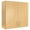Maple, variant on Tot Mate 4 Section Wall Cabinet Lockable Classroom Storage, Maple, 37"W x 14 1/2"D x 36 1/2"H