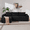Black + Fabric + Foam+Spring + 3 Seat + Foam, variant on 105 Inch L-Shaped Cloud Sectional Sofa with Side Storage Pockets, Right Chaise 3-Seat Deep Seat Plush Modular Couch, Spring & Foam Fill No Assembly Sofa, Black