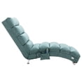 thumbnail image 5 of Triple Tree Massage Chaise Lounge, Ergonomic Electric Recliner Chair with Remote Control, Modern Long Lounger for Living Room Bedroom, Teal, 5 of 7