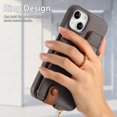 thumbnail image 4 of Case for iPhone 14 Zipper Wallet Case, PU Leather Case with Card Holder, Ring Holder Stand, RFID Blocking Magnetic Car Mount Shockproof Protection Phone Cover for iPhone 14 - Gray, 4 of 10