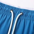 thumbnail image 7 of KHONTS Swim Trunks for Men Quick Dry Bathing Suit Inseam Board Shorts with Compression Liner and Pocket 07-Sky Blue S, 7 of 7