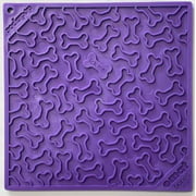 Bones Design Emat Enrichment Lick Mat - Purple