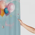 thumbnail image 3 of Orinice Balloons Bathroom Decor Set Colorful Luxurious Graphic Print Polyester Fabric Fashion Shower Curtain with Hooks 100% Polyester Washable Bathroom Shower Curtain Set 60x72, 3 of 7