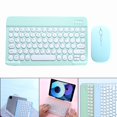 thumbnail image 4 of y ratón Juego recargable inalámbrico Bluetooth de 10 pulgada para para para 8TH para 9 - verde Macarena Teclado Bluetooth, 4 of 8