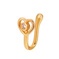 thumbnail image 1 of Anillo de nariz falsa en forma de U Diamante tachonado Mariposa Nariz Clavo Sin agujero Nariz Clip Piercing Joyería Wmkox8yi  sjalhkljlk5378, 1 of 1