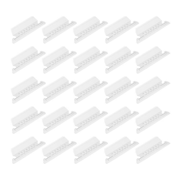 Dusknt! Vente de Liquidation 1 Boîte de 25 Clips de Travail Suspendus Rapides Li Jinxin Clips de Travail Suspendus Étiquettes Index Film Plastique, Feuilles d'Étiquettes Index 25