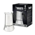 thumbnail image 1 of Bialetti - M&aacute;quina de caf&eacute; espresso Venus de acero inoxidable con capacidad de inducci&oacute;n para 6 tazas, plateada, 1 of 7