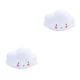 thumbnail image 1 of Ounissouiy Cute Clouds Stars Moon Appease Glow Night Light Luz de alimentación Bebé Juguete para dormir Niños Regalos de Navidad para Año Nuevo nube blanca 2piezas Ounissouiy CBP095244, 1 of 6