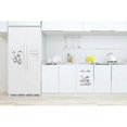 thumbnail image 4 of 2-pack Cute Refrigerator Stickers Happy Yummy Face Kitchen Refrigerator PVC, 4 of 5