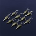 thumbnail image 1 of 10pcs Shrimp Simulation, Yellow, 4 Cm, Soft Prawn Lure Bait Hook Tackle Bass Fishing Lures, 1 of 8