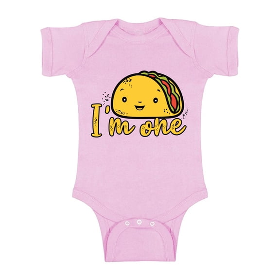 12 Months Baby Birthday - Cute Baby Boy Baby Girl Shirt - Taco Romper