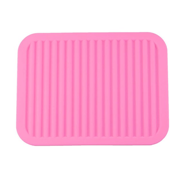 CAROOTU Silicone Insulation Mat Pot Meal Plate Mat Non-Slip High Temperature Resistant Kitchen Table Thickened Placemat