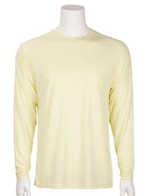 pale yellow long sleeve shirt
