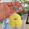 thumbnail image 1 of LLavero de monstruo de peluche Kawaii para mujeres y niñas, muñeca suave y esponjosa de dibujos animados coreanos con llaveros, accesorios para bolsos, regalos para fanáticos, 1 of 4