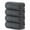 Black, variant on REDKISS 4-Pack Microfiber Bath Towels, 27x54 Quick Dry Waffle Towels Set, Pink Cloud Texture Super Absorbent Bath Towel for Bathroom.