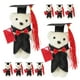 thumbnail image 2 of 9 Uds. Oso de peluche de graduación, Adorable muñeco de oso de dibujos animados, muñeco de oso de graduación, 2 of 5