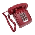thumbnail image 1 of Teléfono Fijo Con Cable, Teléfono De Escritorio Clásico Con Tono De Campana Mecánica Retro, Volumen De Timbre Ajustable De Teléfono De Emergencia De Respaldo Para Escuelas,, 1 of 7