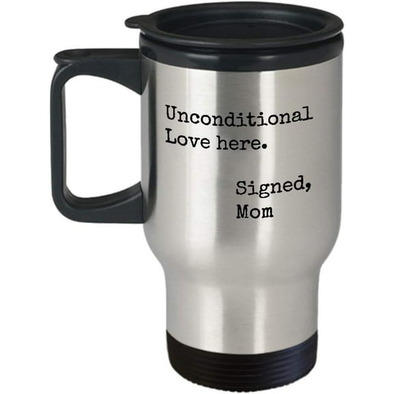 Mom and Dad Momming,Travel,Unconditional Love here.Signed,Mother's Day Funny Mom Coffee Mug Gift 14 oz