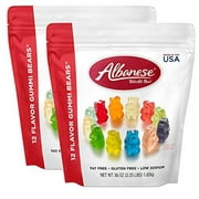 Albanese World's Best .,. Family Share Pack, .,. 12 Flavor Gummi .,. Bears, 2 - .,. 36oz bags of .,. Candy