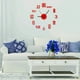 thumbnail image 4 of Kit de pegatinas para reloj de pared grande | Espejo acrílico de 40 cm y piezas de repuesto de metal | Diseño abstracto para decoración de salón, oficina y tienda | Juego de varias piezas, 4 of 5