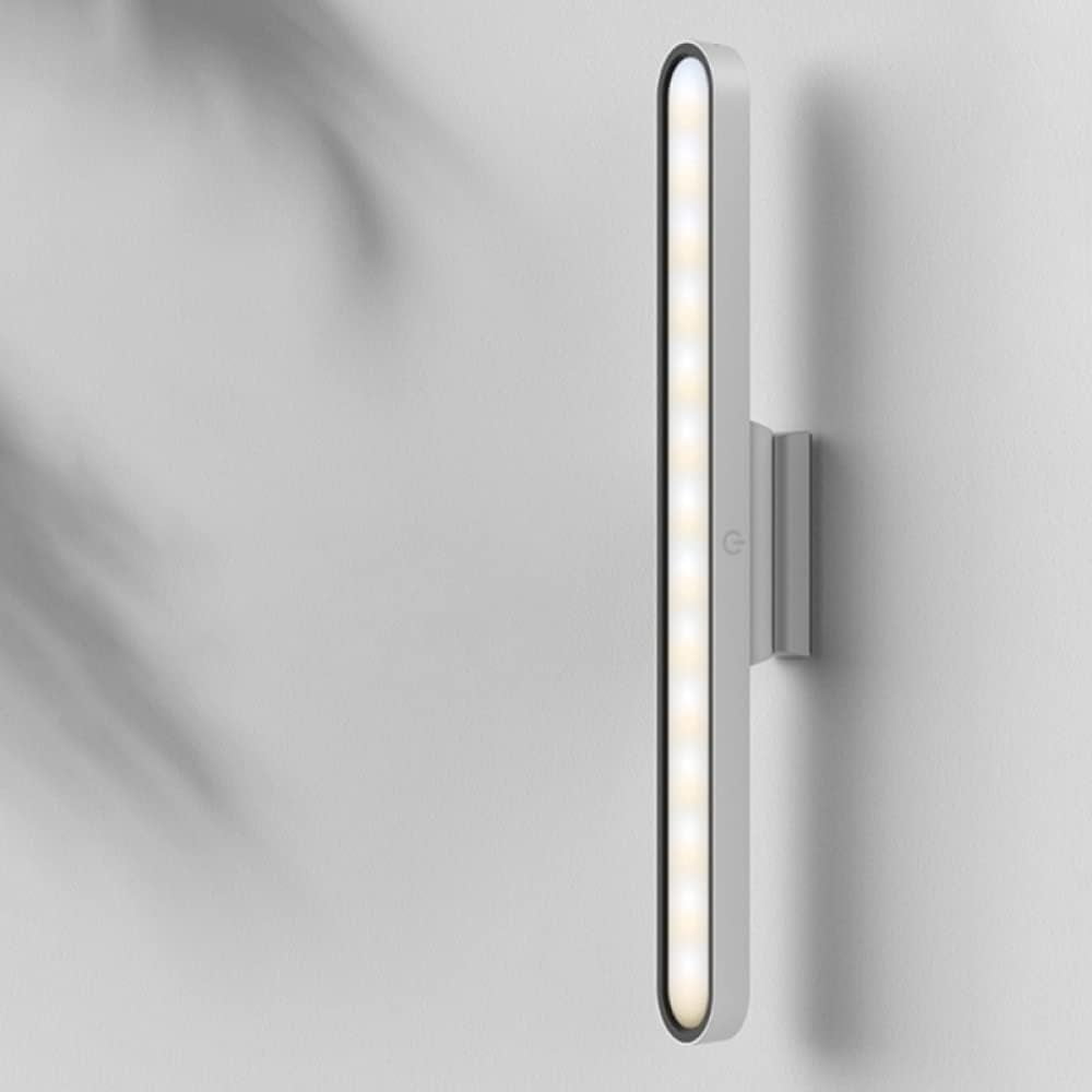 2 Pack Under Cabinet Lights , Wall Read Light, Rechargeable 28 LED Closet Lights with Adjustable Angle, Stepless Dimming and 3 Color Modes, Under Counter Lights for Kitchen