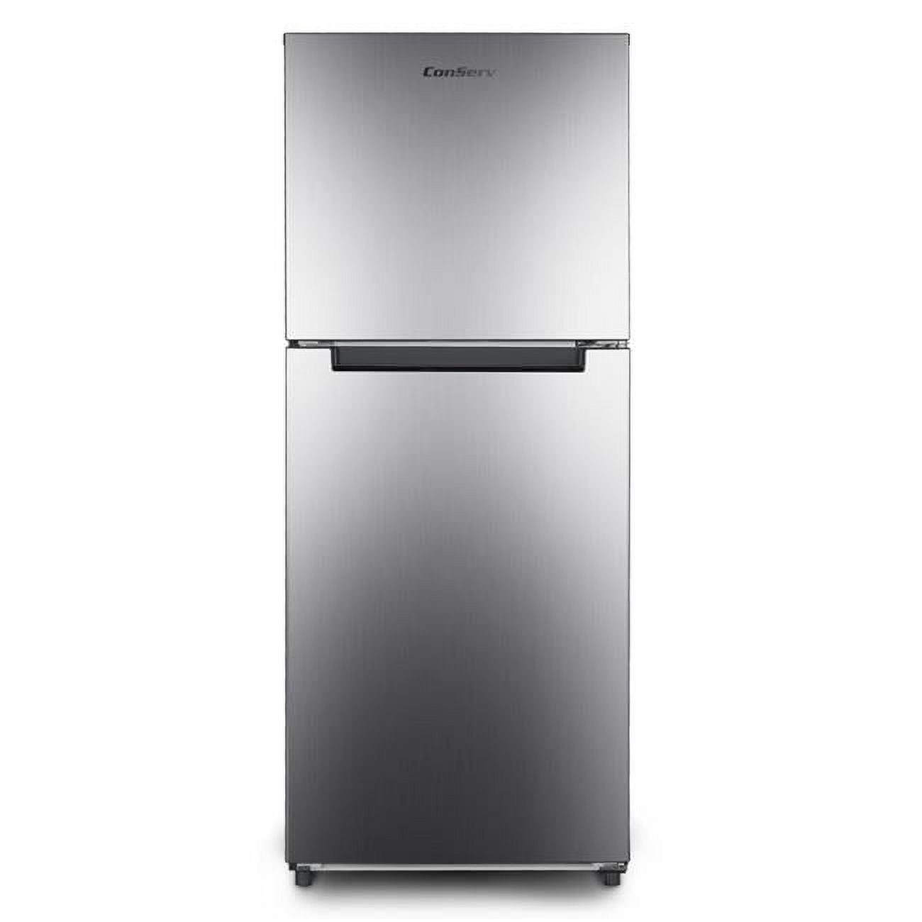 Conserv 10 cu.ft Stainless Top Freezer Refrigerator Frost Free with Reversible Door