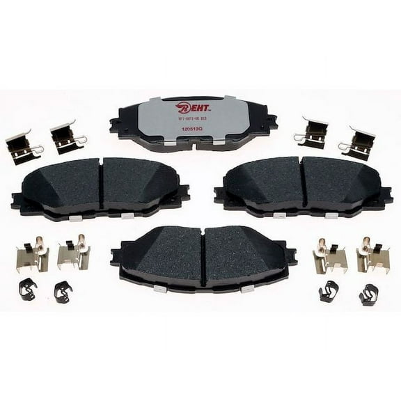 Front Brake Pad Set - Compatible with 2006 - 2018 Toyota RAV4 2007 2008 2009 2010 2011 2012 2013 2014 2015 2016 2017