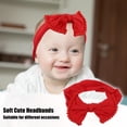 thumbnail image 3 of Bow Headband Fashion Cute Cotton Hair Band for Teenager Red 6.3Inch, 3 of 6