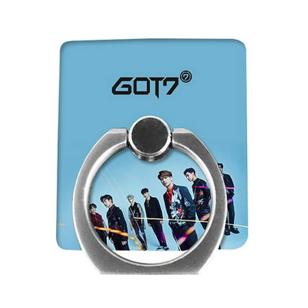 Fancyleo Got7 New Album Spinning Top Between Security Insecurity Finger Ring For Mobile Phone 360° Phone Grip Yugyeom Mark (Best Cell Phone Security)