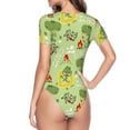 thumbnail image 4 of Naloa Cute Dinosaurs Cartoon Women's Short-Sleeved Onesie, One-Piece Swimsuit for Parties, dates, clubs - XX-Large, 4 of 9