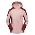 thumbnail image 5 of Women's Mountain Ski Jacket 3 in 1 Waterproof Winter Jacket Warm Snow Jacket Hooded Rain Coat Windproof Winter Coat Rain Jacket Womens Waterproof with Hood PinkL, 5 of 6