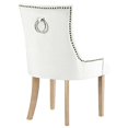 thumbnail image 3 of Modway Pose Tufted Performance Velvet Upholstered Dining Chair with Nailhead Trim in Ivory, 3 of 4