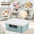 thumbnail image 4 of Grusce Lockable Storage Container Robust Organizer Document and ID Box with Combination Lock Design Large Capacity Privacy Container with Built in Removable Tray for Office, 4 of 9