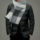 thumbnail image 4 of Bufanda larga y suave de invierno para hombre, bufanda con borlas a cuadros para hombres, bufandas clásicas suaves para clima frío, regalos de bufanda de manta navideña, 4 of 5