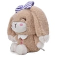thumbnail image 5 of Lindo conejito de orejas largas, peluche suave, juguete para niños, muñeco, regalo de cumpleaños, decoración del hogar (marrón), 5 of 5