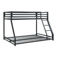 thumbnail image 4 of Pemberly Row Twin over Full Metal Bunk Bed with Guard Rails in Black, 4 of 6