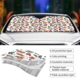 thumbnail image 4 of Kdxio Colorful Butterfly Print Front Windshield Sun Shade,Folding Auto Sunshade for Car Truck SUV-Medium, 4 of 7