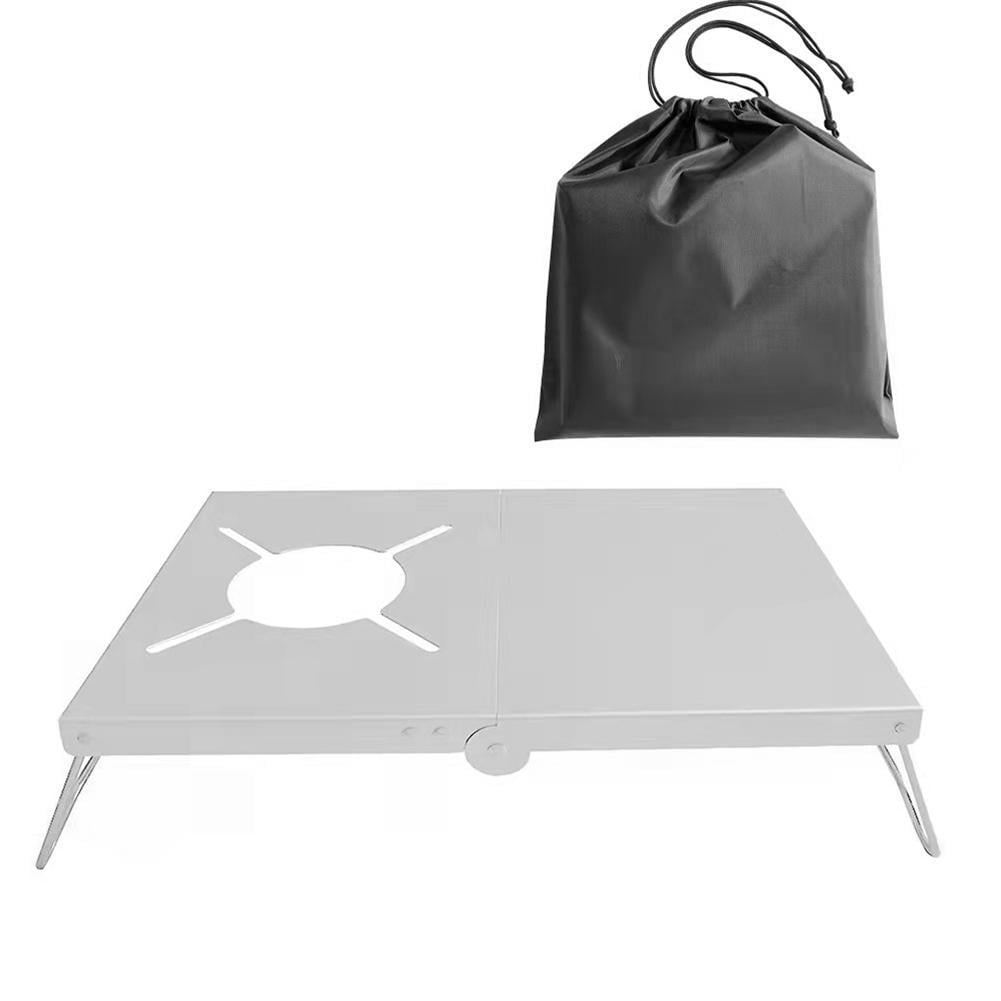 Folding Gas Stove Table Stand Mini Windproof Heat Camping Picnic Hiking 1 x Z5T9