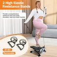 thumbnail image 4 of Mini Stepper for Home Hydraulic Stair Stepper Portable Fitness Full Body Workout Cardio Machine LCD Monitor Adjustable Tension for Gym Office Apartment Burn Calories Tone Legs Glutes Arms, 4 of 8