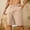 Khaki, variant on Uwinwear Men's Linen Shorts, Elastic Waist Drawstring Casual Summer Beach Golf Yoga Shorts with Pockets Light Blue XL