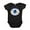 Black, variant on CafePress - Blue Evil Eye With Gold Accents Body Suit - Cute Infant Bodysuit Baby Romper - Size Newborn - 24 Months