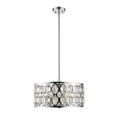 thumbnail image 4 of 5 Light Chandelier In Metropolitan Style 19.75 Inches Wide By 9 Inches High-Heirloom Brass Finish Z-Lite 6010-20Hb, 4 of 7