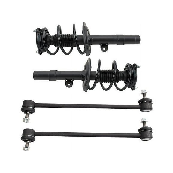 Front Strut Coil Spring Sway Bar Link Kit 4 Piece - Compatible with 2018 - 2022 Honda Accord 2.0L 4-Cylinder 2019 2020 2021