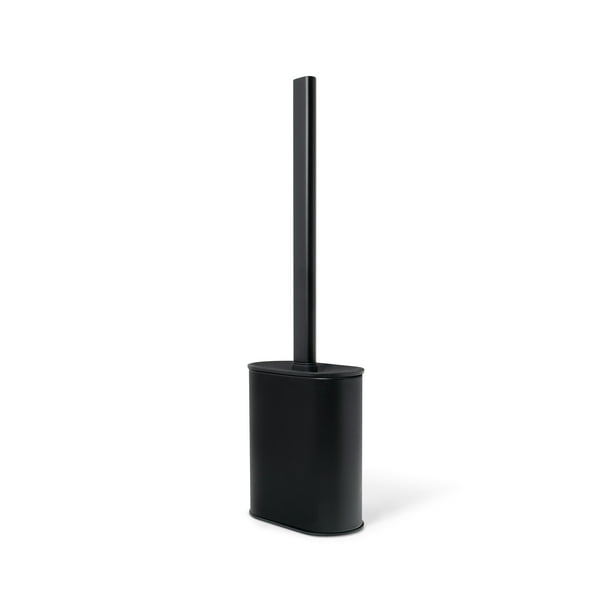 Cepillo de Baño de Silicon Corto, Base y Mango de Metal Ovalado