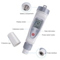 thumbnail image 4 of THORMN Portable Dissolved Oxygen Meter Tester Pen Digital Water Quality Purity Monitor Filter Measuring with Backlight, 4 of 11